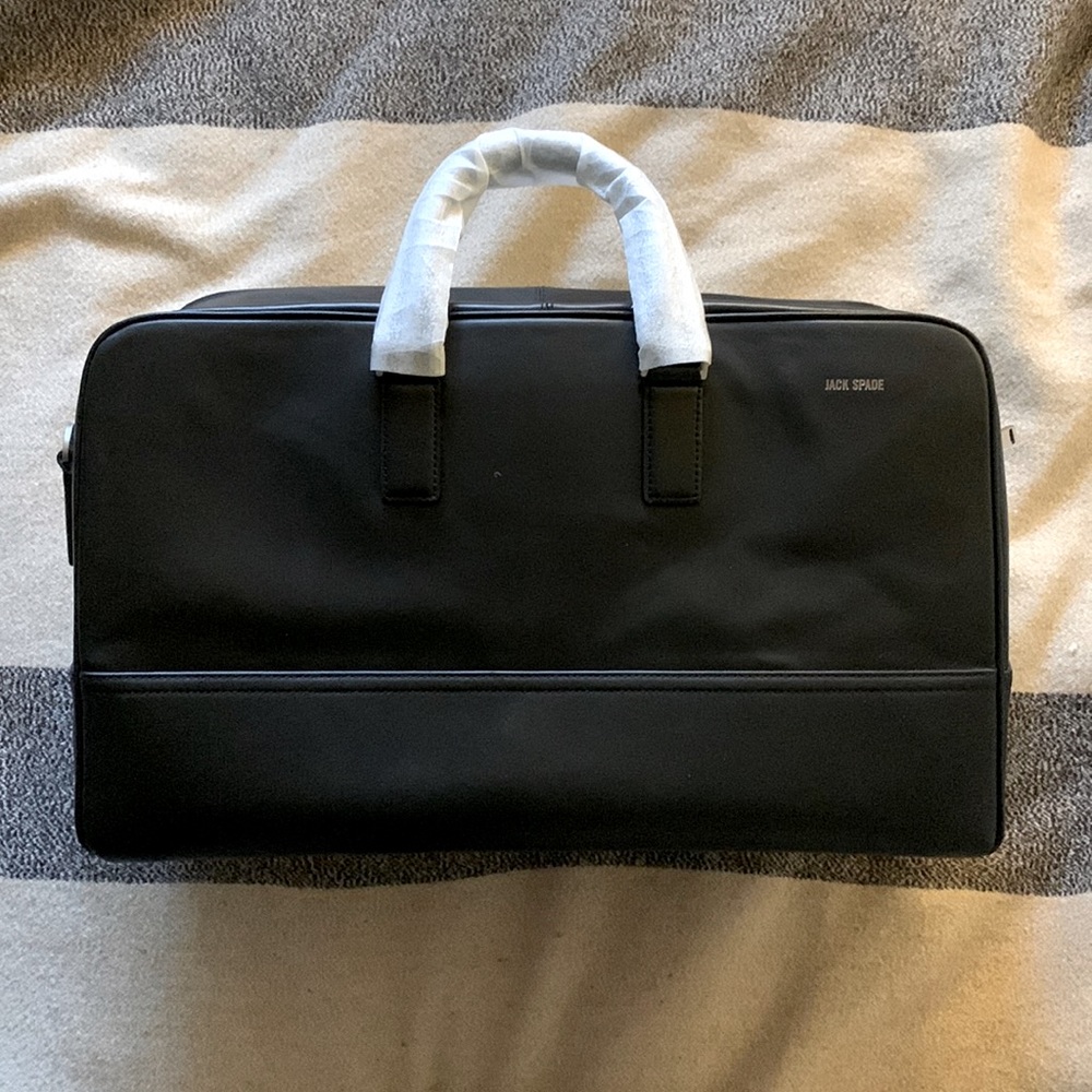 Jack Spade Leather Duffel Bag